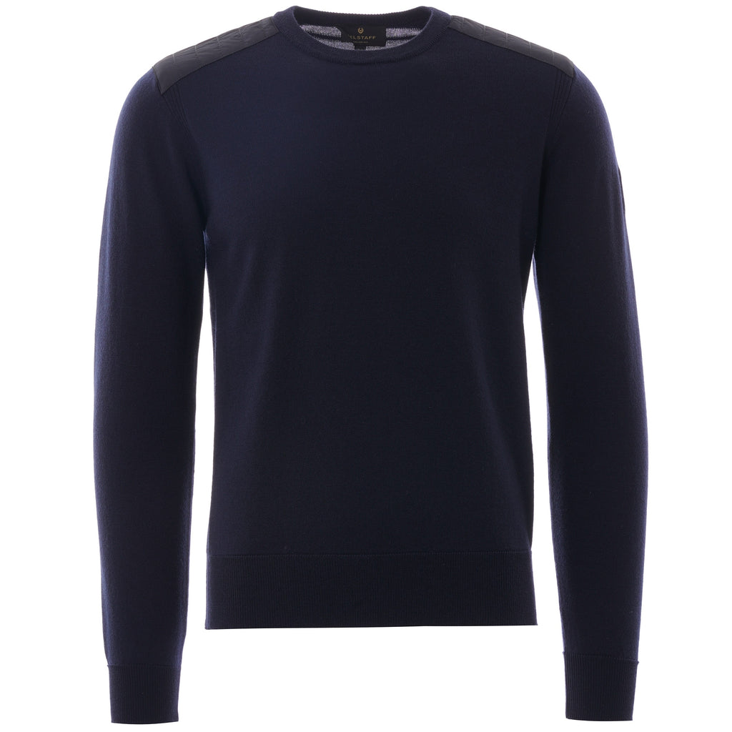 Belstaff Kerrigan Crew Neck - Washed Navy