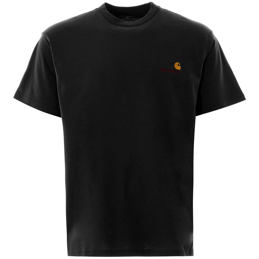 Carhartt WIP American Script T-Shirt - Black