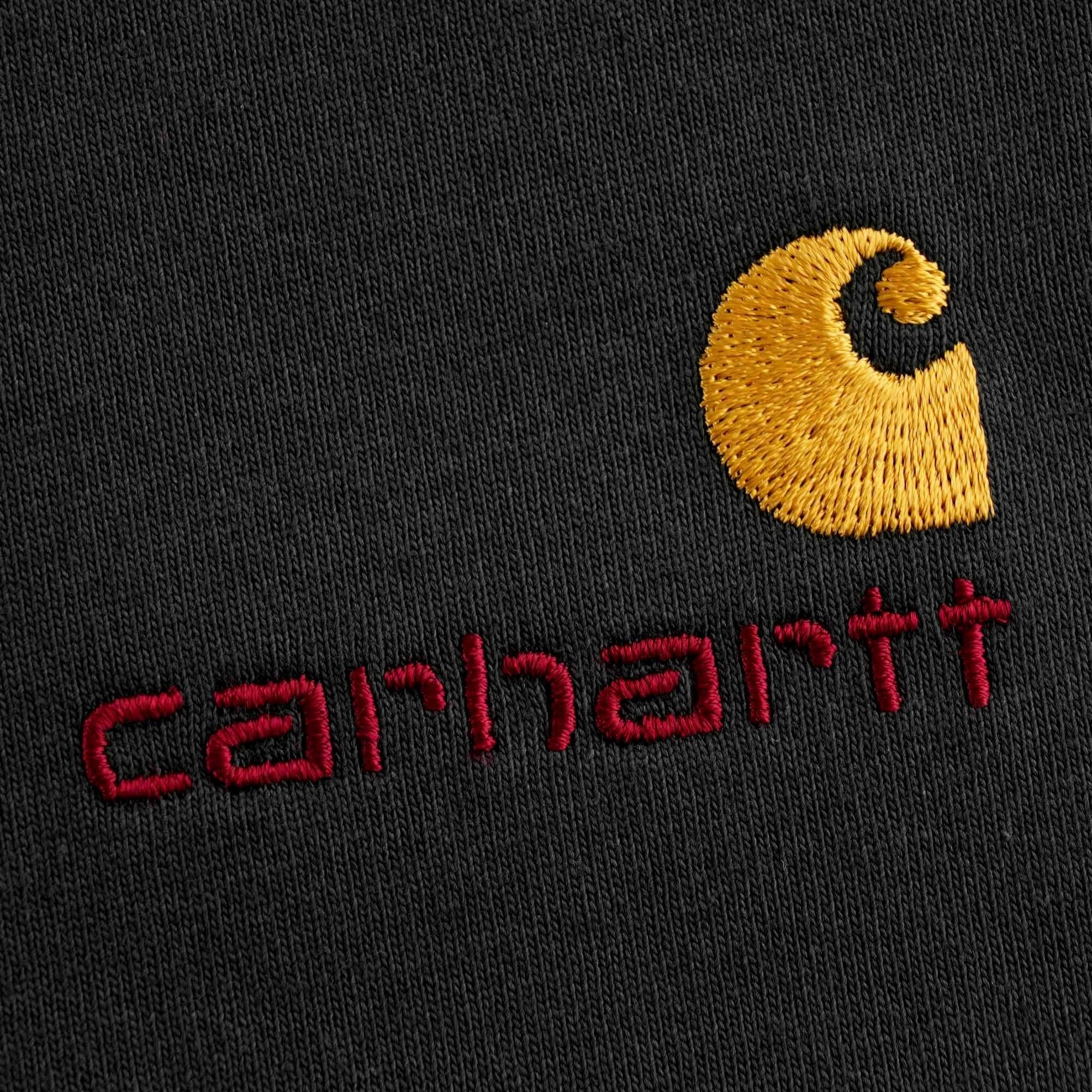 Carhartt WIP American Script T-Shirt - Black