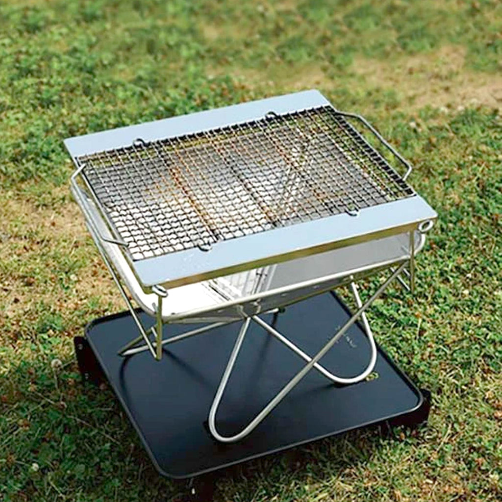 Snow Peak Fireplace Grill Pro (Large) - Stainless Steel