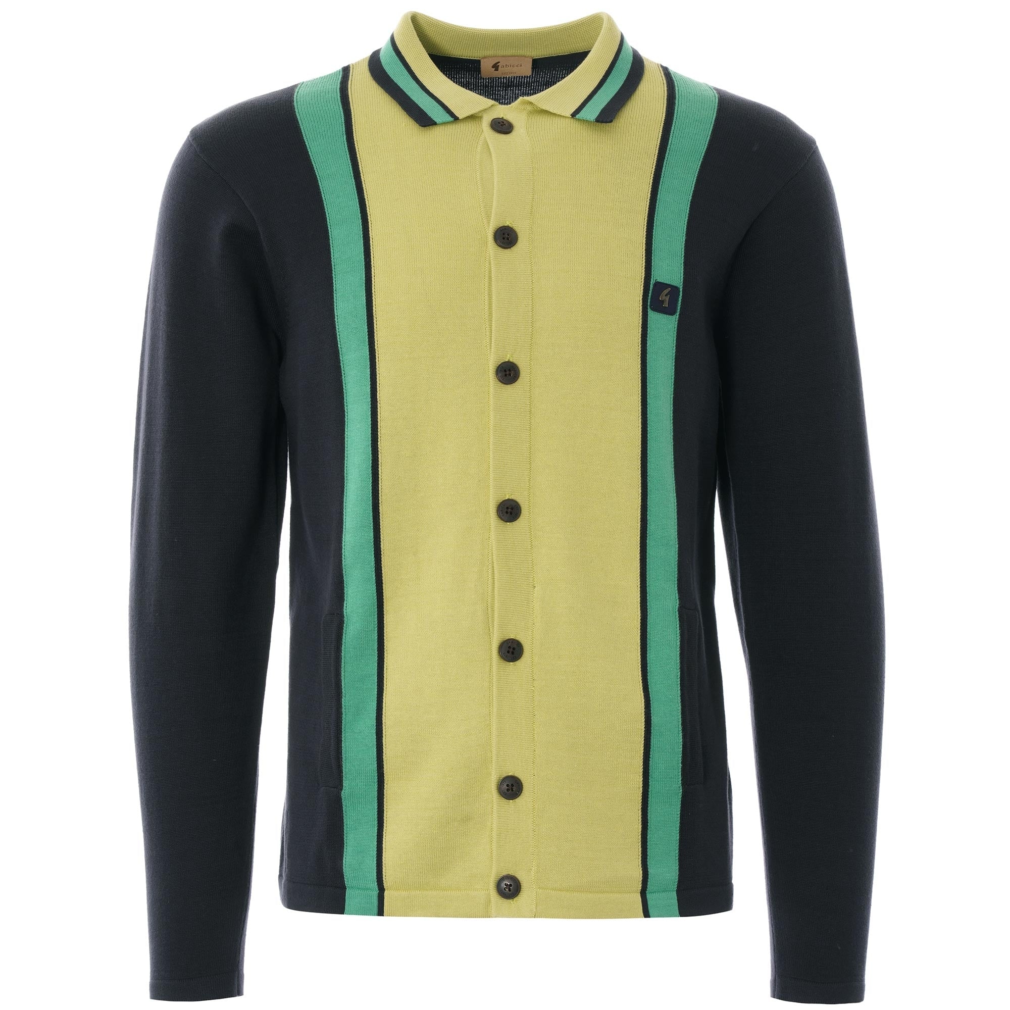 Gabicci Vintage Davidson Mod Knit - Navy