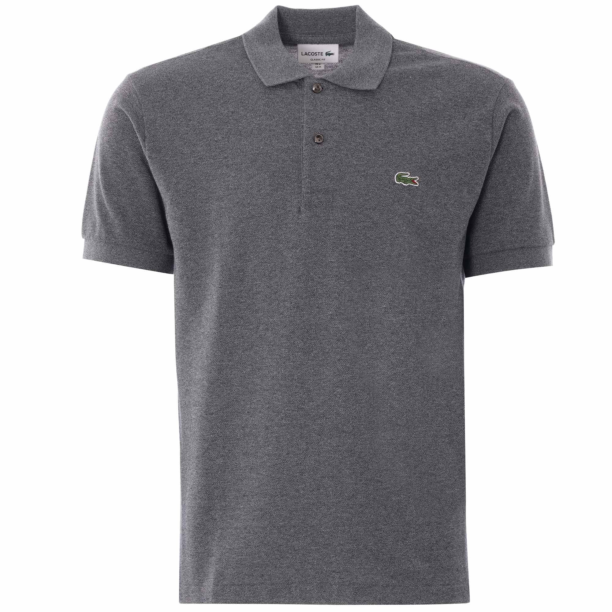 Lacoste Classic Pique Polo Shirt - Grey Chine