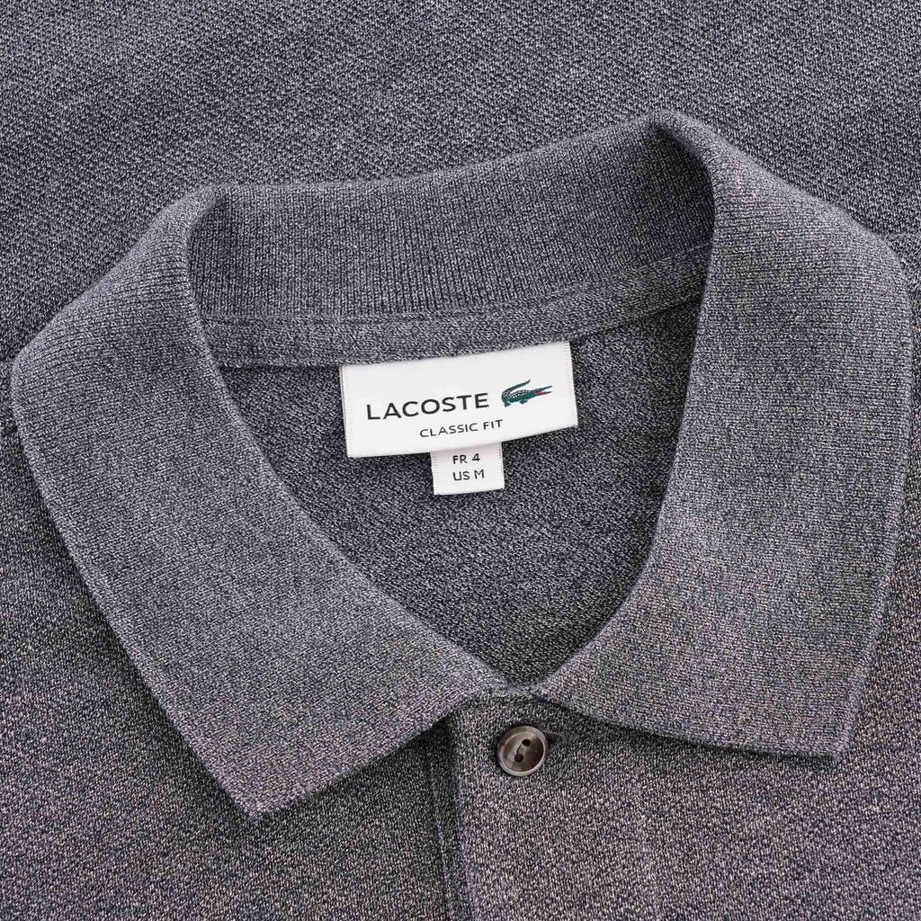 Lacoste Classic Pique Polo Shirt - Grey Chine