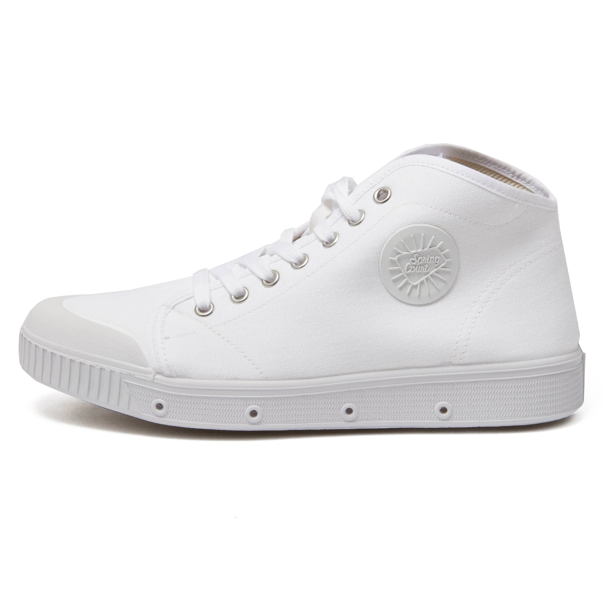 Spring Court Womens Classic B2 Canvas Shoes - White