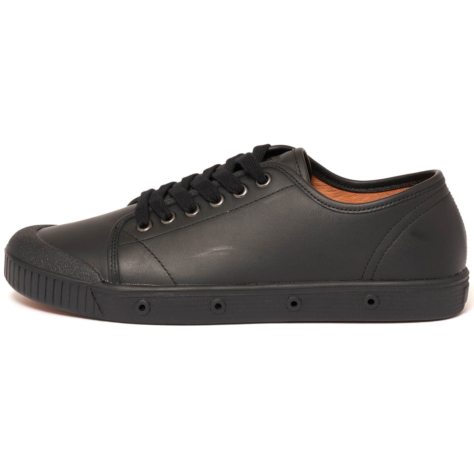 Spring Court Black Nappa Leather Shoes
