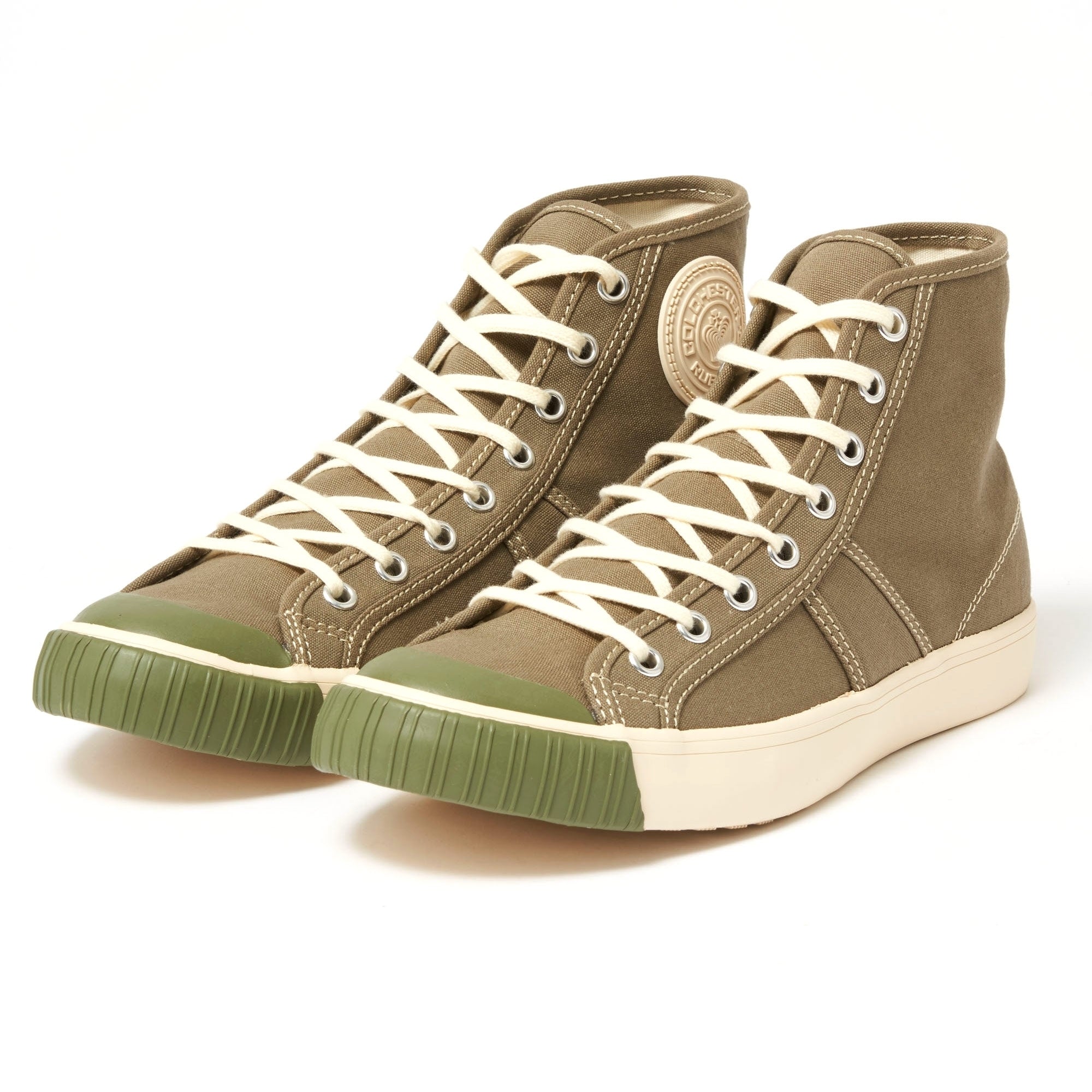 Colchester Rubber Co. 1892 National Treasure High Top - Olive