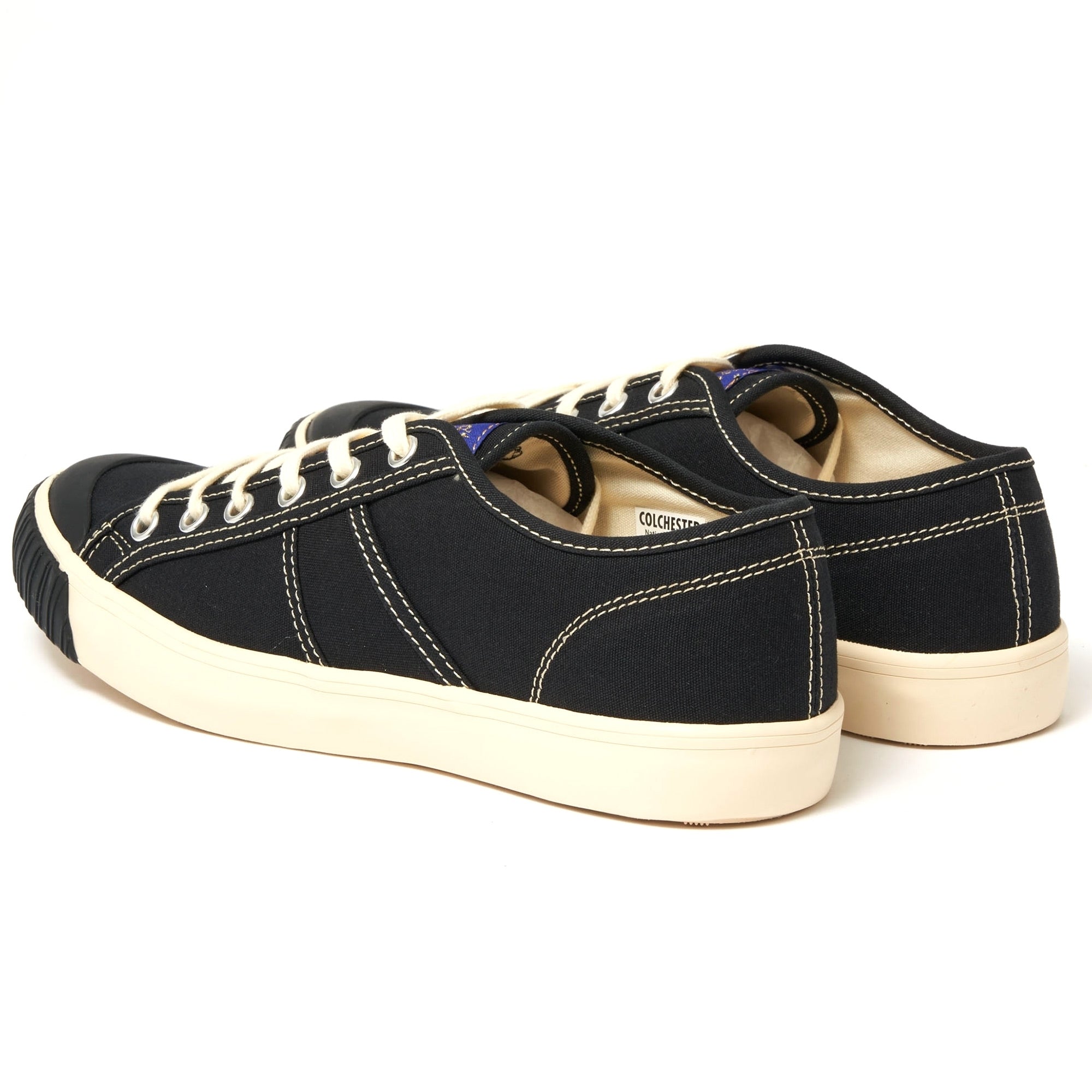 Colchester Rubber Co. 1892 National Treasure Low Top - Coal Black