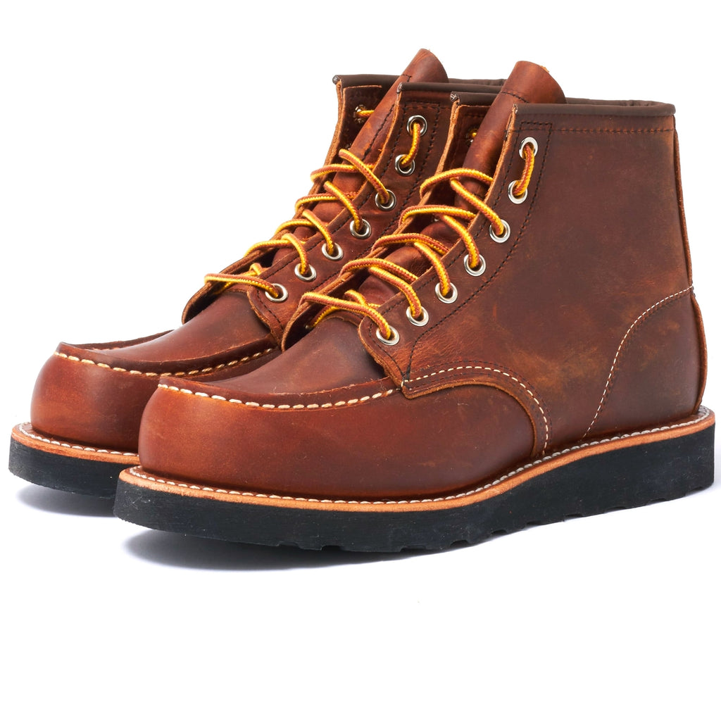 Red Wing 6" Classic Moc Toe Boots - Copper