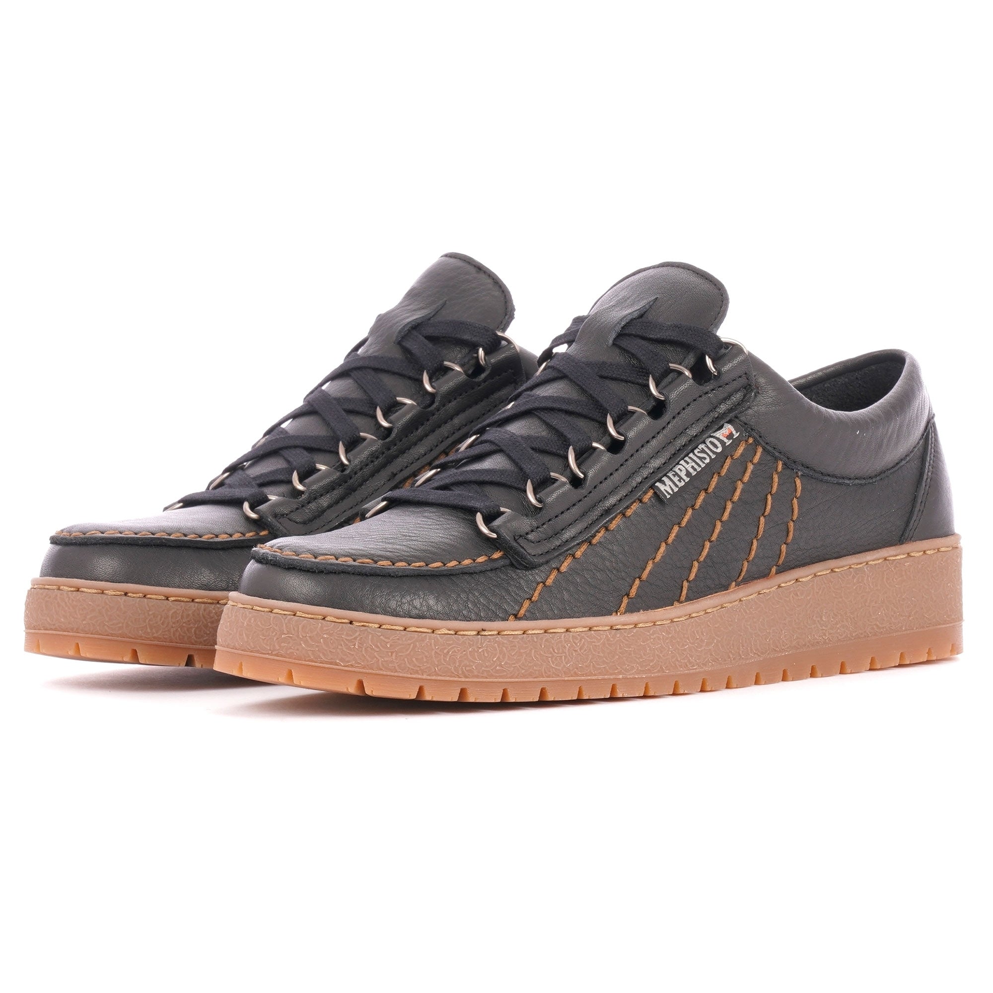 Mephisto Rainbow Mamouth Shoes - Black