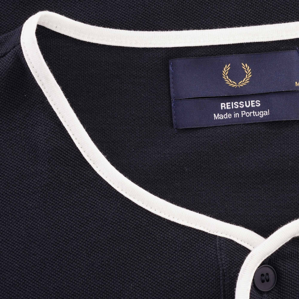 Fred Perry Reissues Henley Tee - Navy
