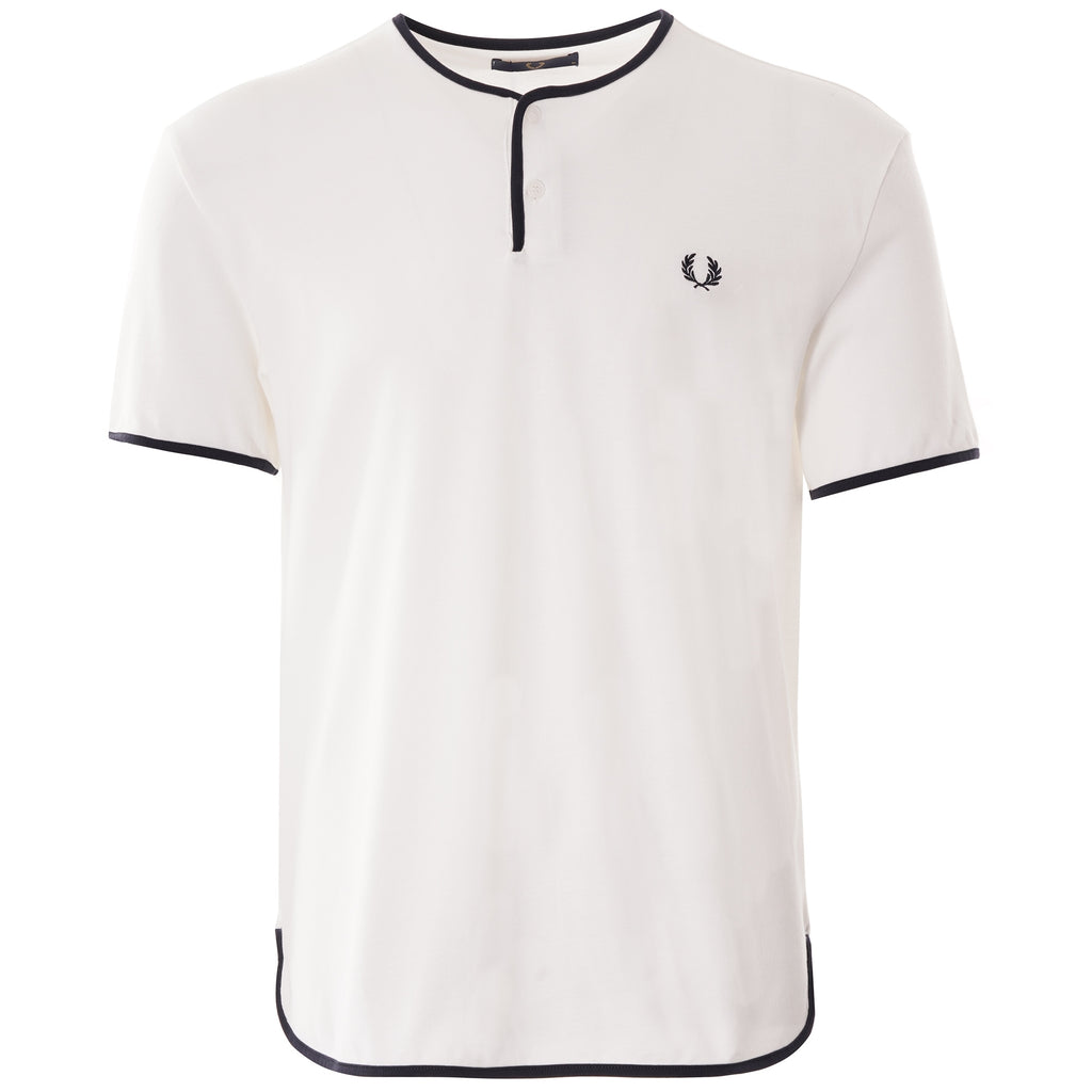 Fred Perry Reissues Henley Tee - Snow White