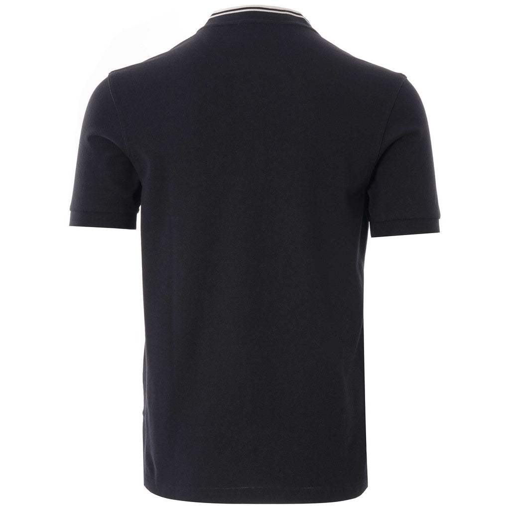Fred Perry Bomber Collar Polo Shirt - Black