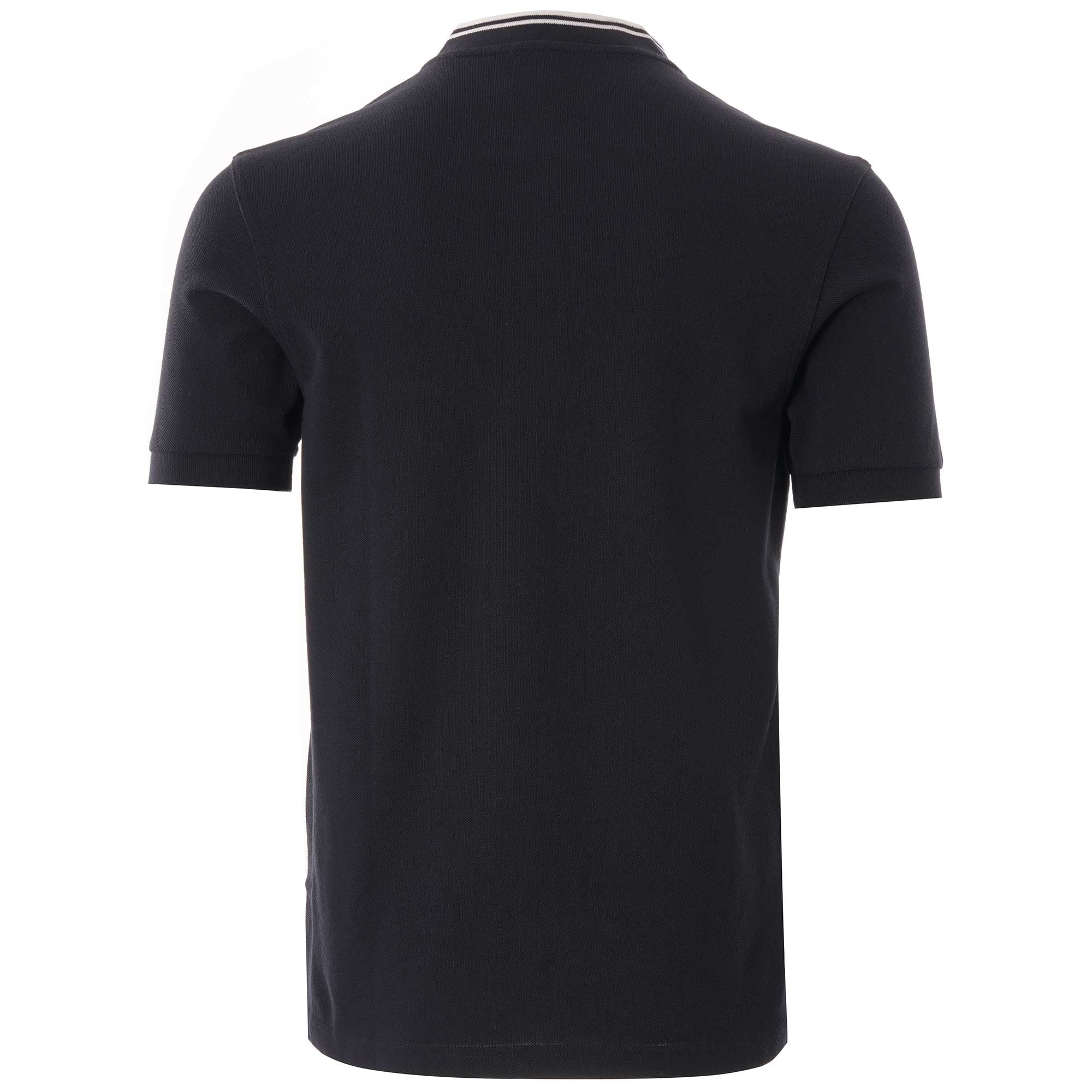 Fred Perry Bomber Collar Polo Shirt - Black