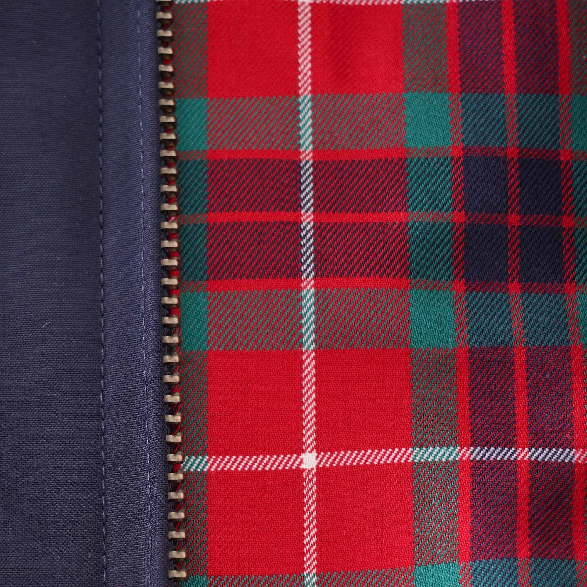 Baracuta G9 Original Harrington Jacket - Petrol Blue/Navy