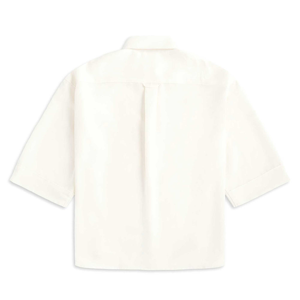 Fred Perry Womens Boxy Oversized Shirt  - Snow White