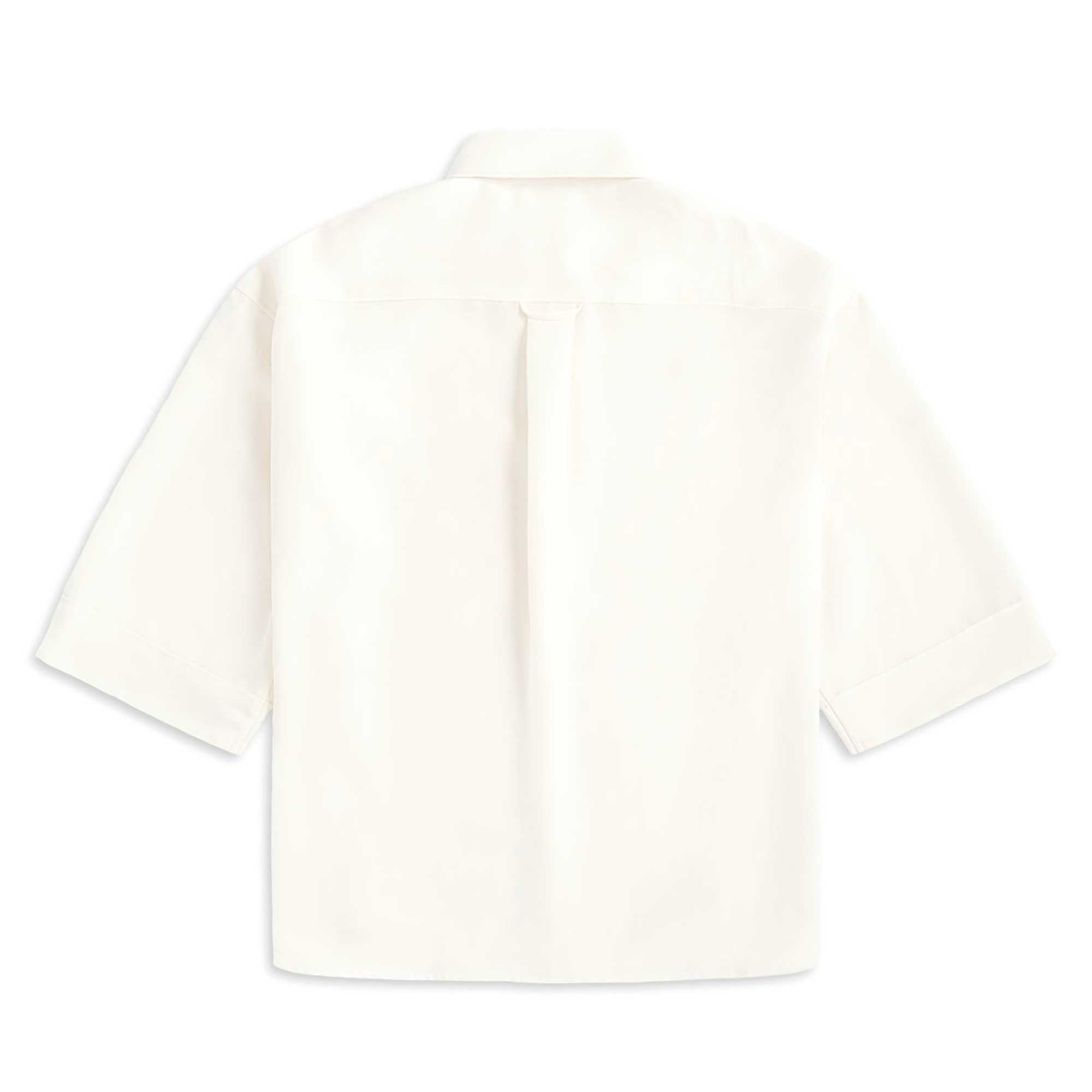 Fred Perry Womens Boxy Oversized Shirt  - Snow White
