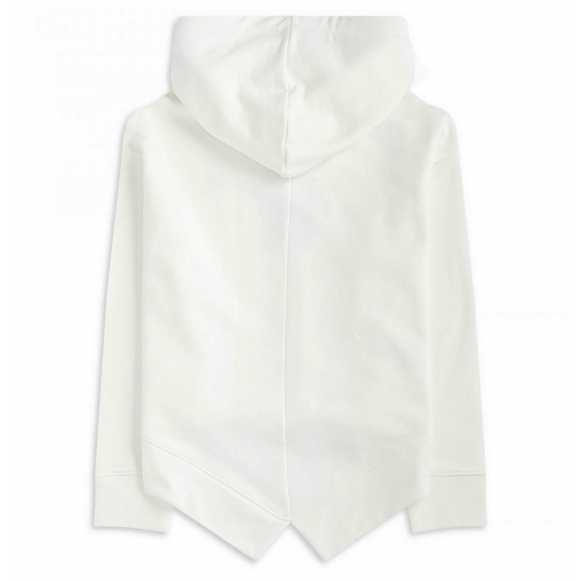 Fred Perry Womens Fishtail Hooded Sweatshirt - Snow White