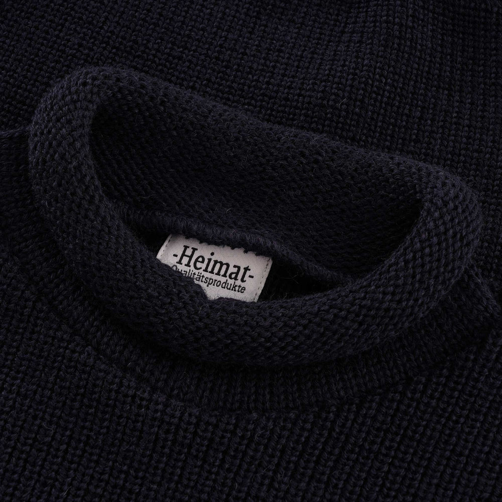 Heimat Mini Roll Neck Sweater - Ink (Navy)