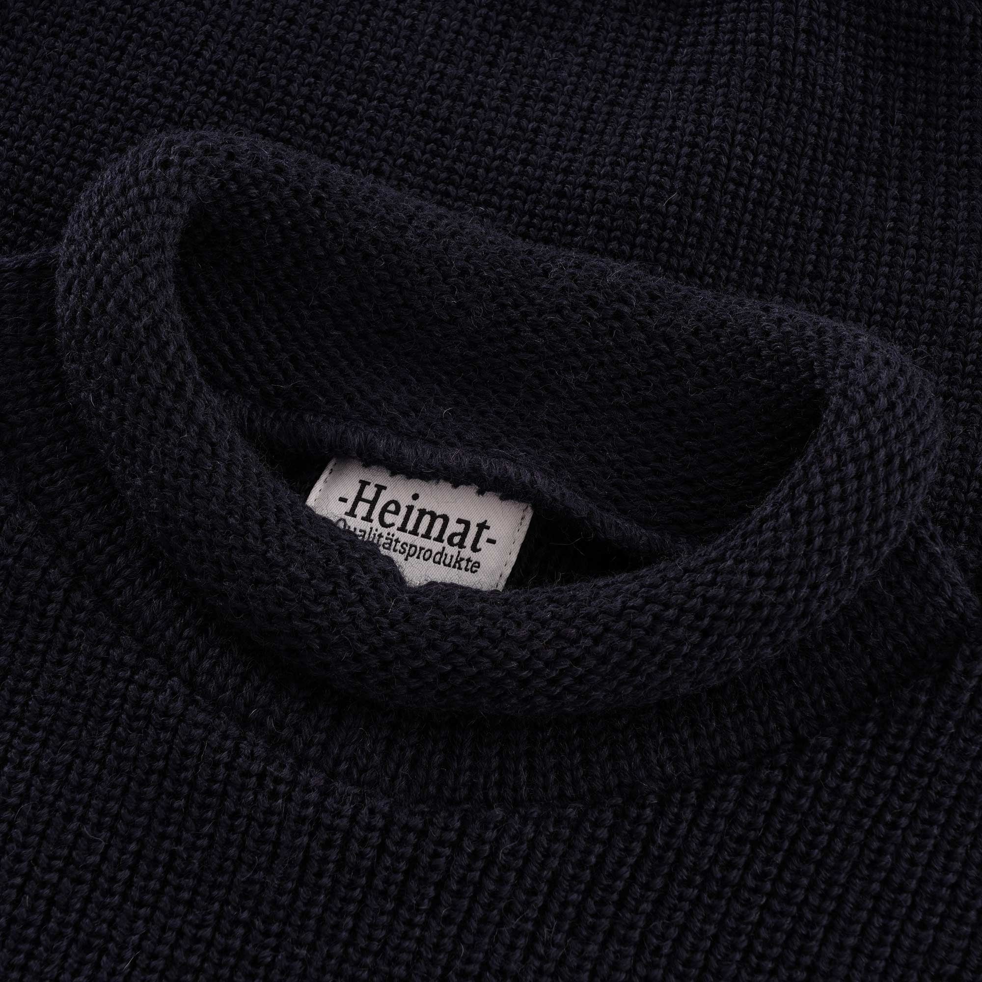 Heimat Mini Roll Neck Sweater - Ink (Navy)