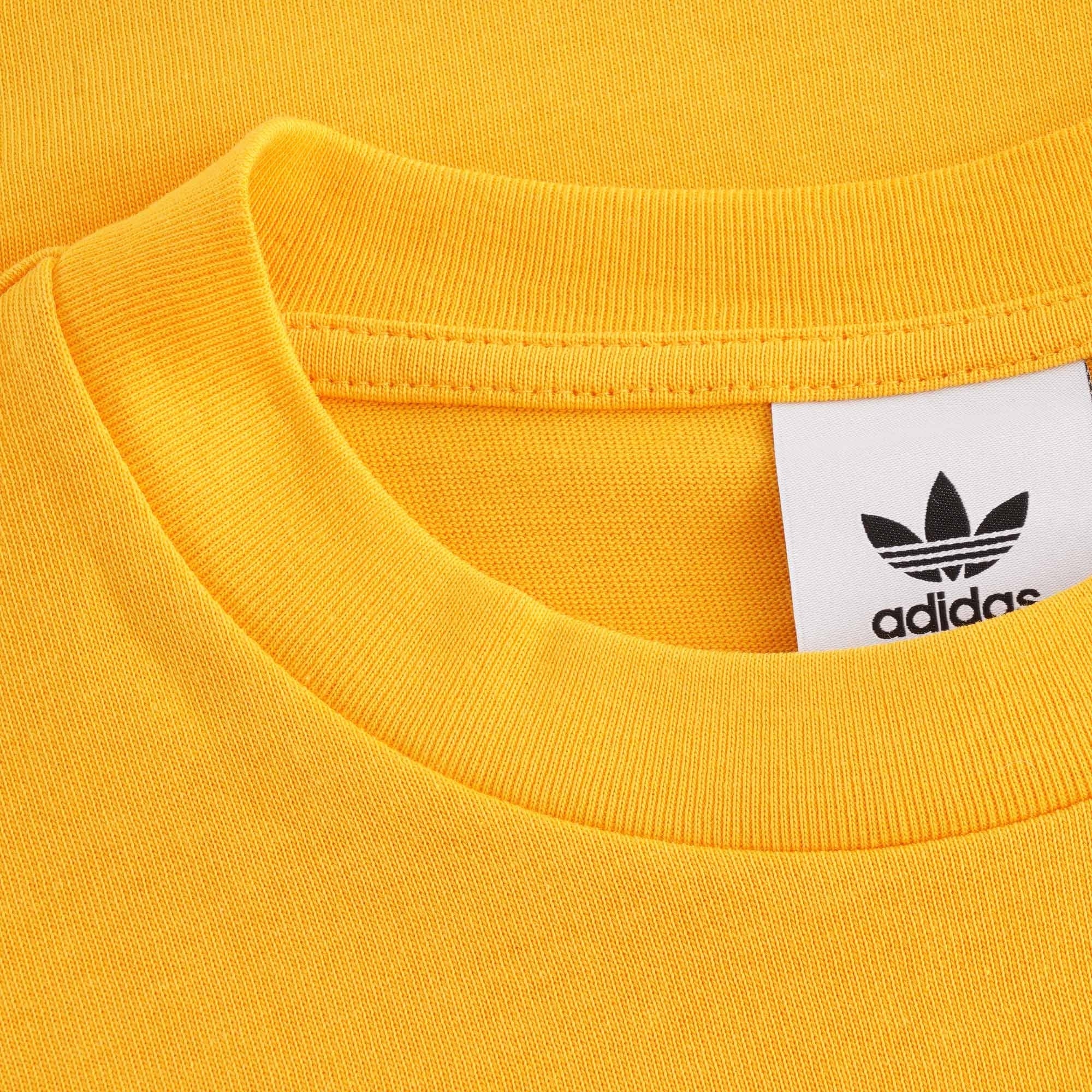Adidas Originals Trefoil Boxy Tee - Yellow
