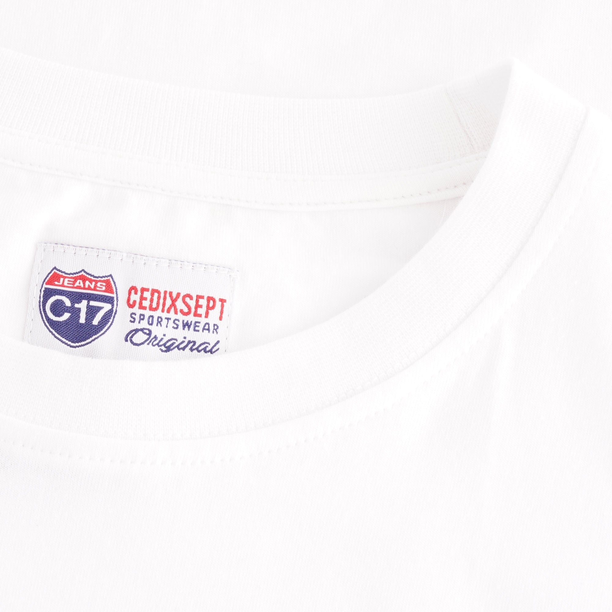 C17 Jeans Logo Pocket Tee - White