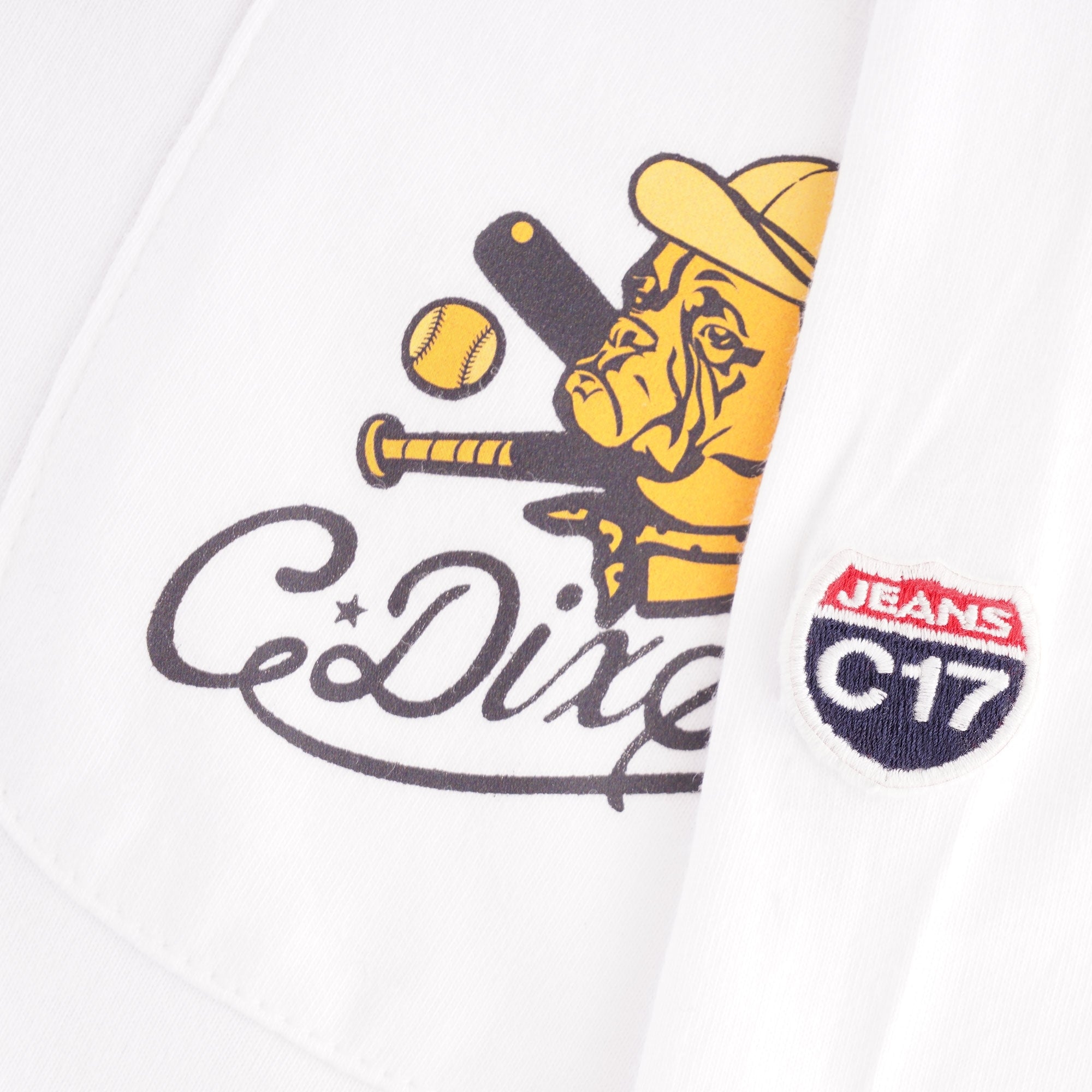C17 Jeans Logo Pocket Tee - White