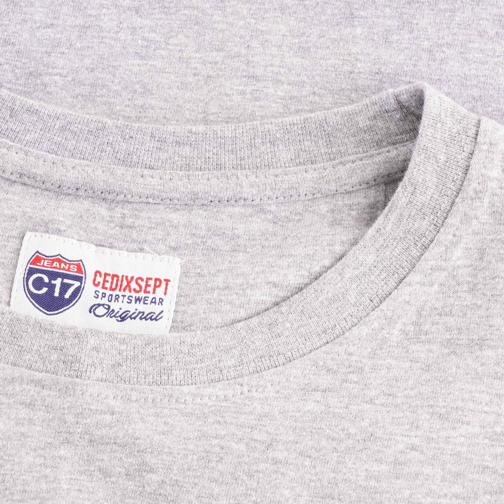 C17 Jeans Logo Pocket Tee - Grey