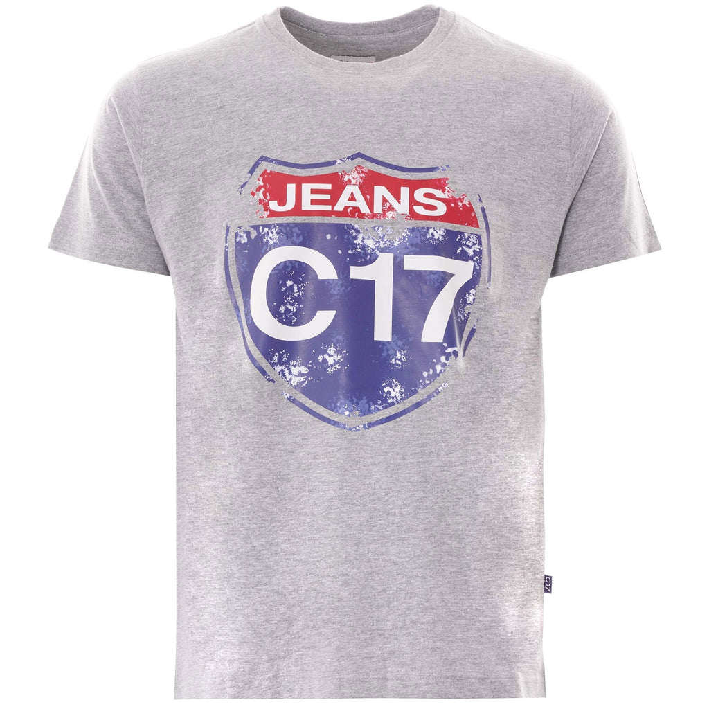 C17 Jeans Logo T-Shirt - Grey