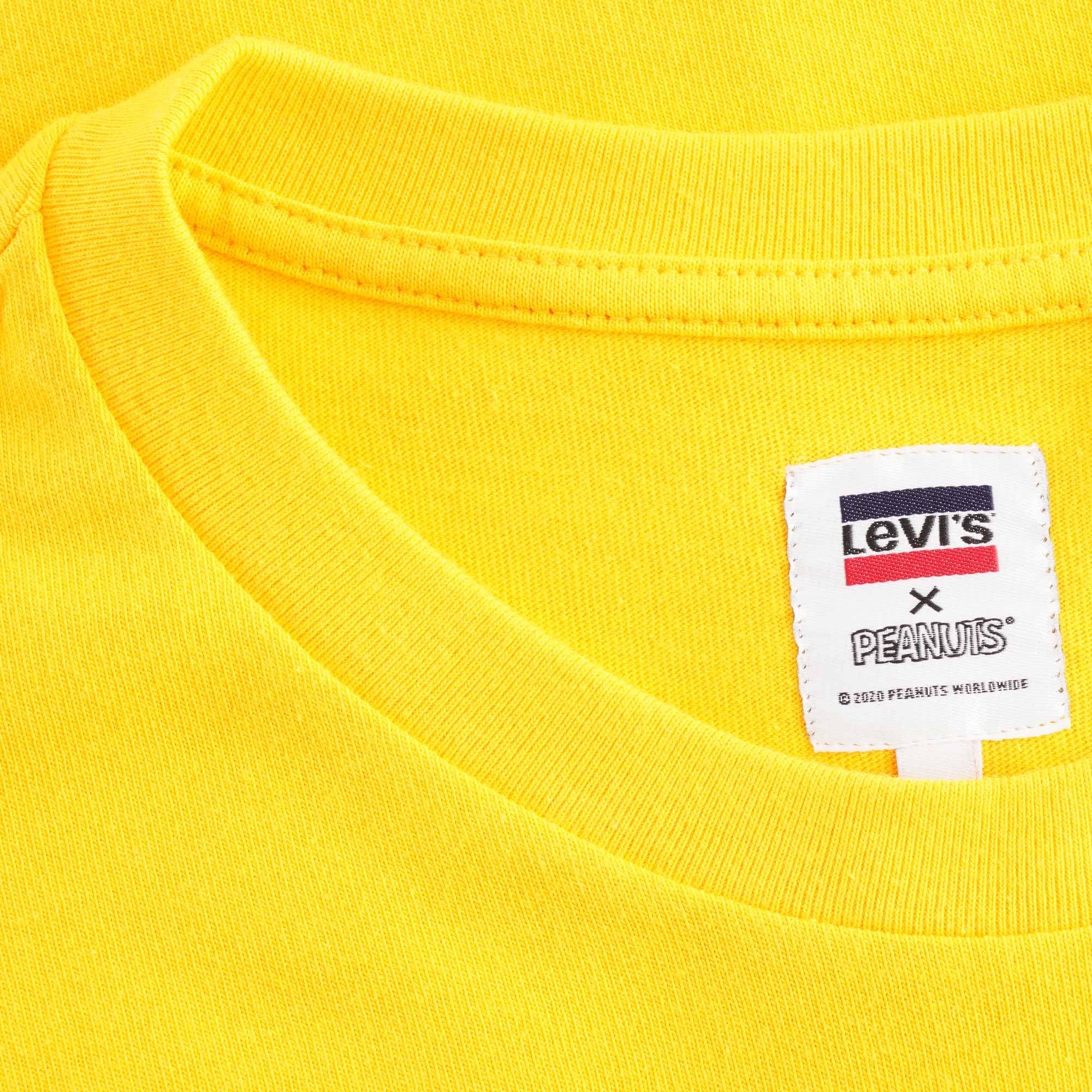Levi's® Jog Snoopy Logo T-shirt - Yellow
