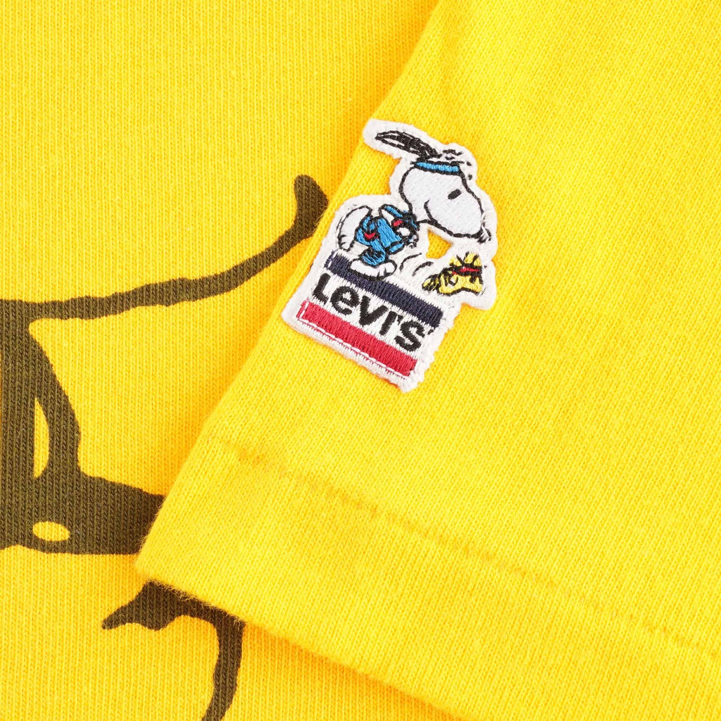 Levi's® Jog Snoopy Logo T-shirt - Yellow