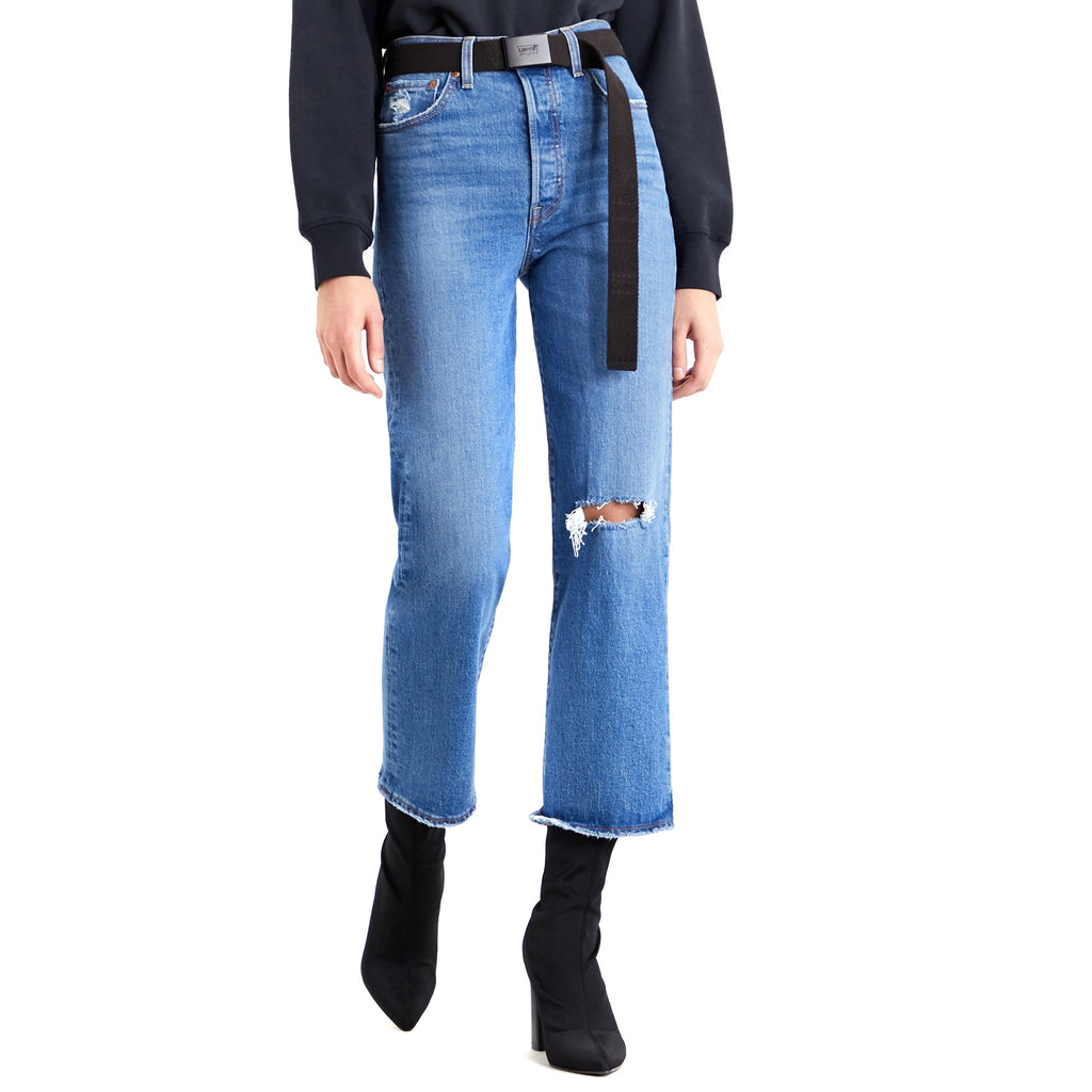 Levi's® Ribcage Straight Ankle Jeans - Denim
