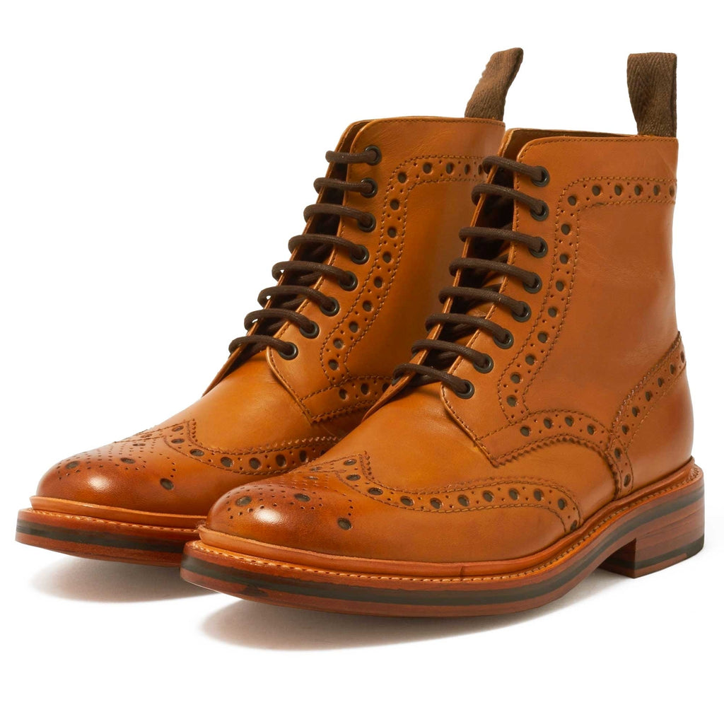 Fred Calf Brogue Boots