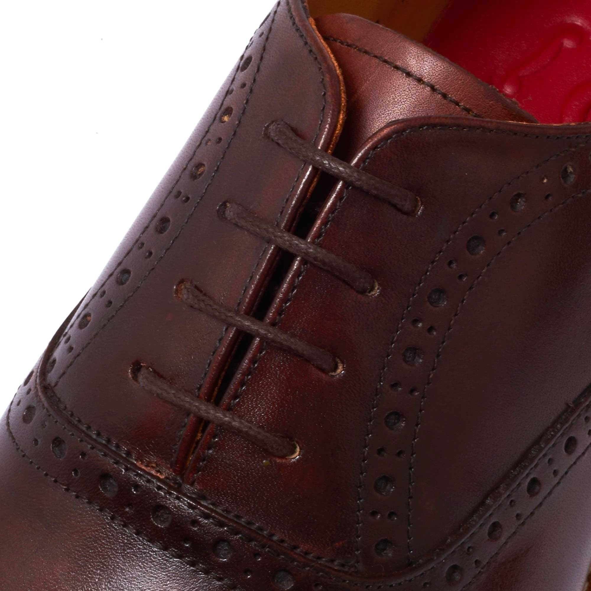 Grenson Matthew Brogue Shoe - Dark Brown