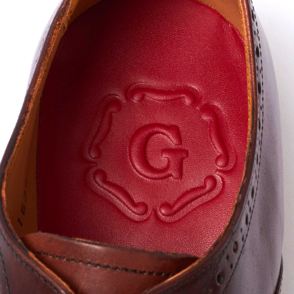 Grenson Matthew Brogue Shoe - Dark Brown