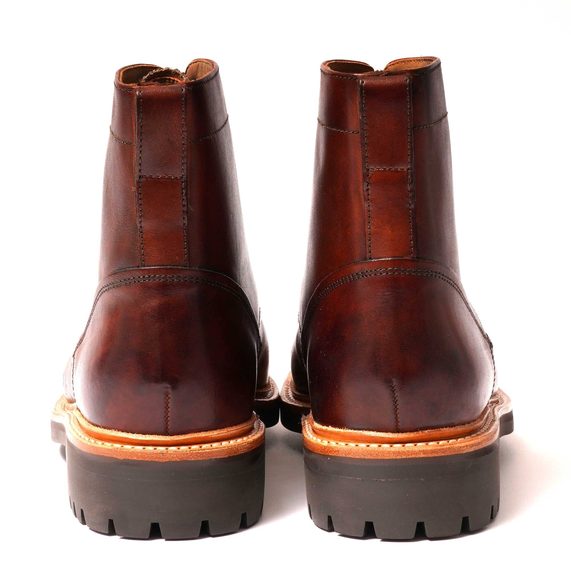 Grenson Joseph Toe Cap Derby Boot - Tan