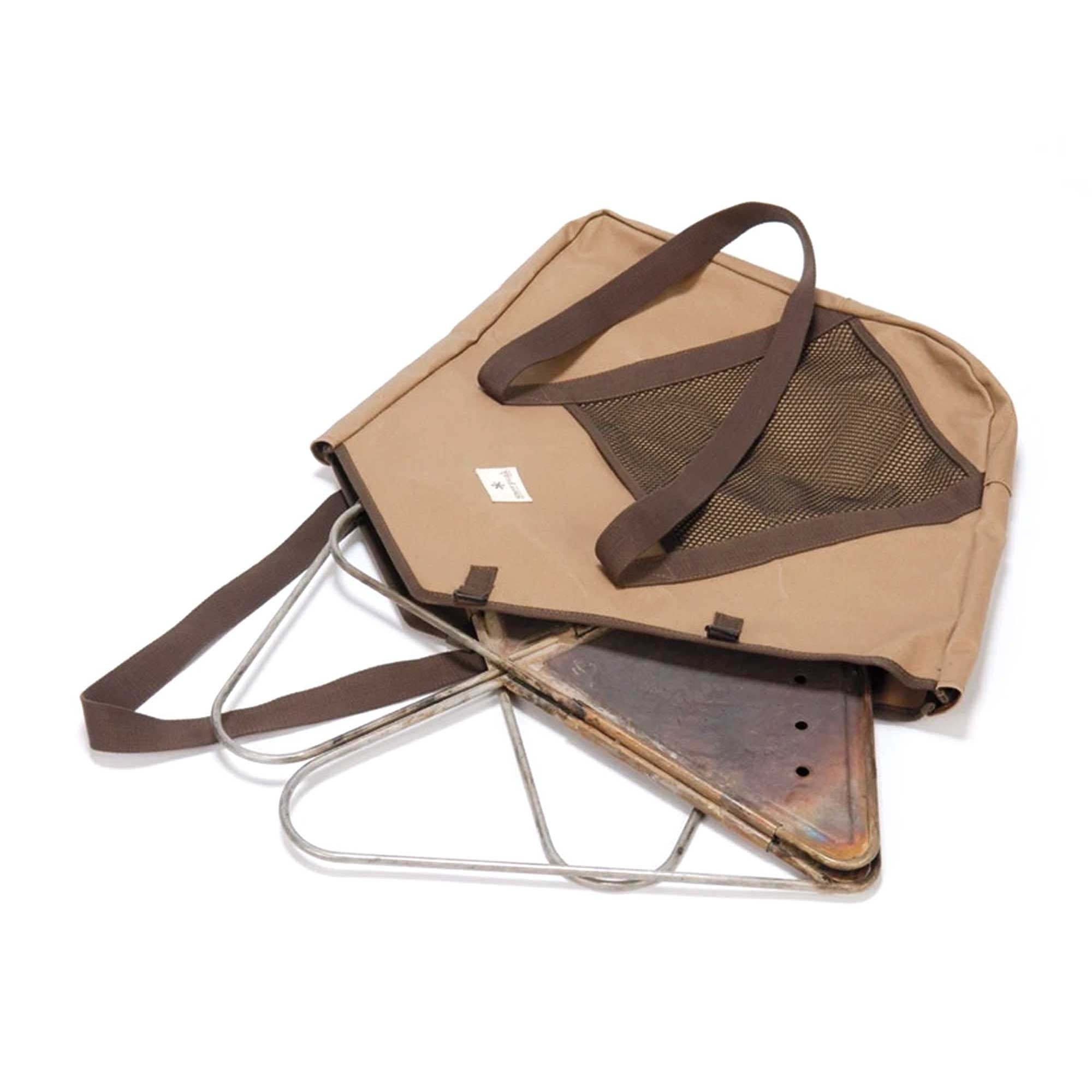 Snow Peak Pack & Carry Fireplace Canvas Bag (Small) - Tan