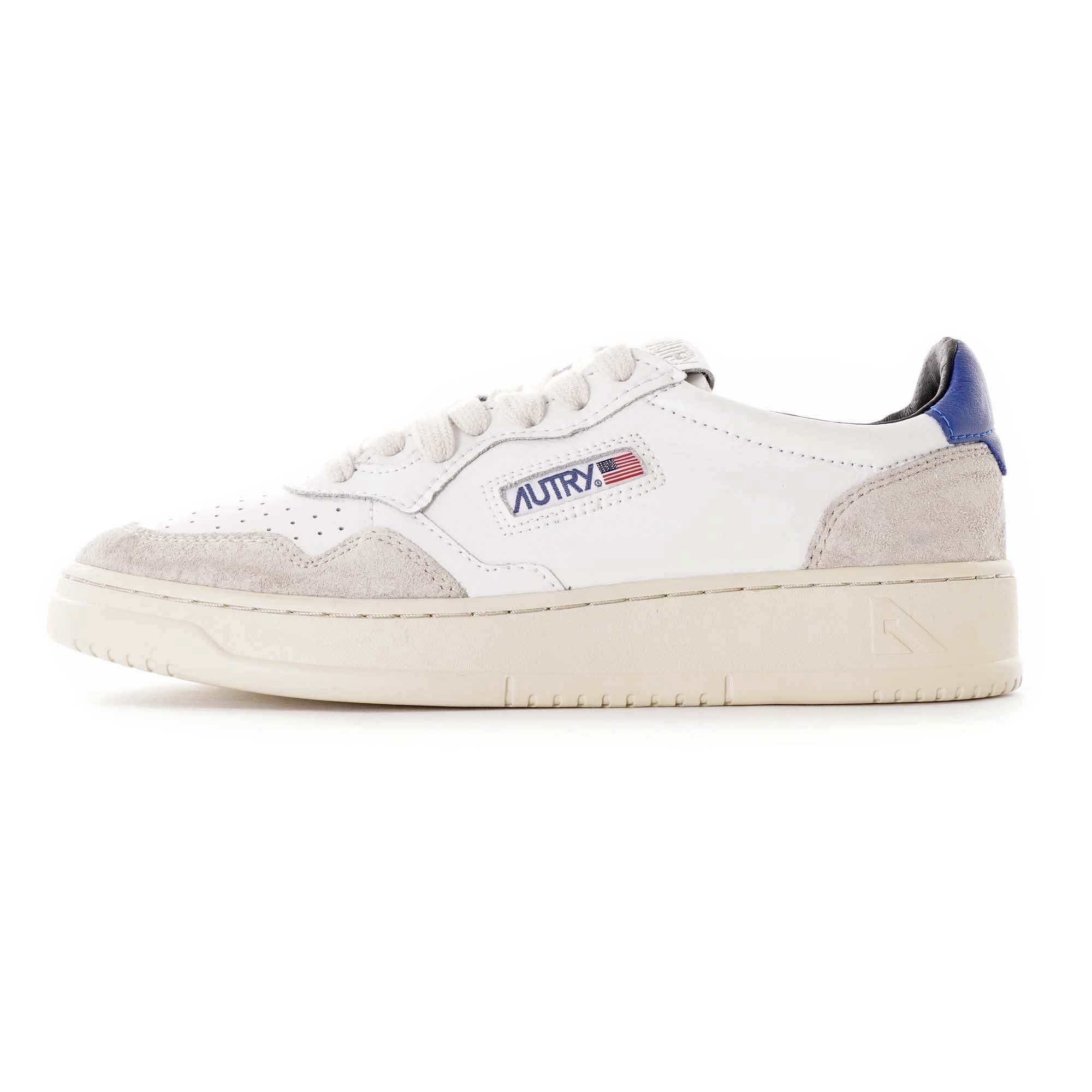 Medalist Low Leather/Suede - White/Blue