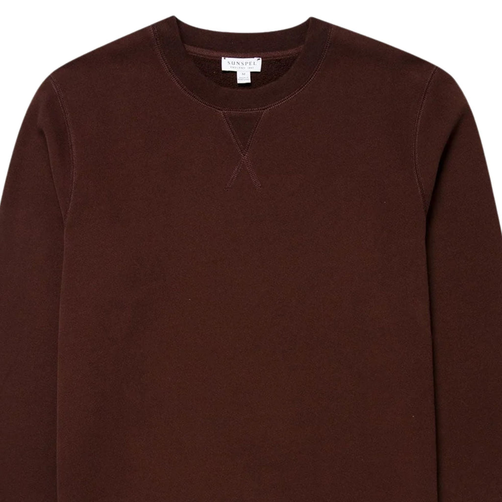 Sunspel Loopback Sweatshirt - Bakelite