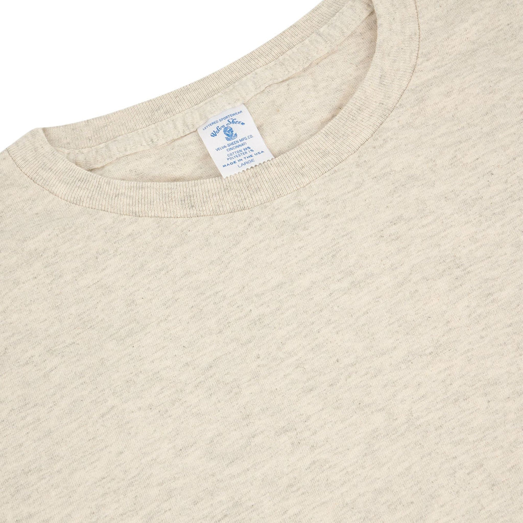 Velva Sheen Short Sleeve Crew Neck T-Shirt - Oatmeal