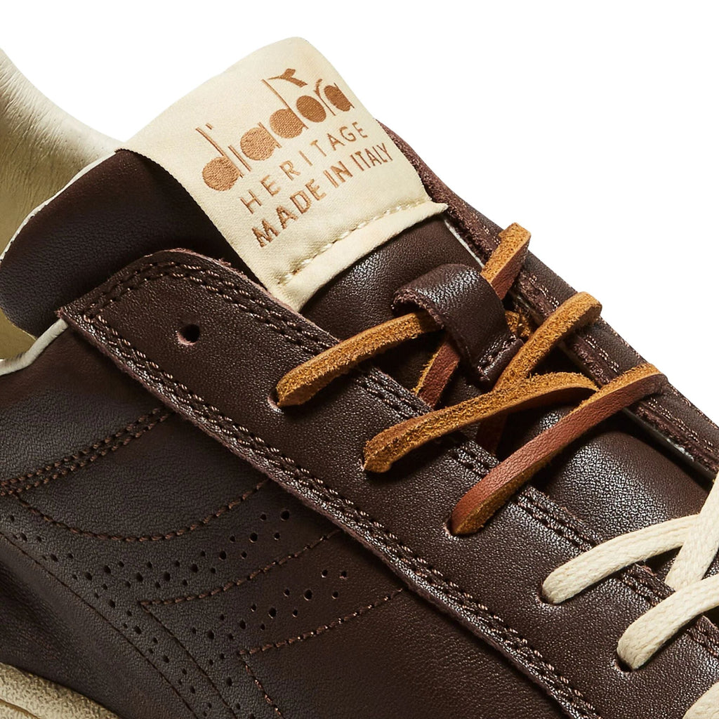 Diadora Prestige Brogue Italia Trainers - Brown Rubber