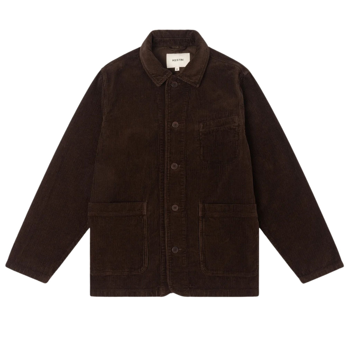 Kestin 8-Wale Organic Corduroy Huntly Jacket - Peat