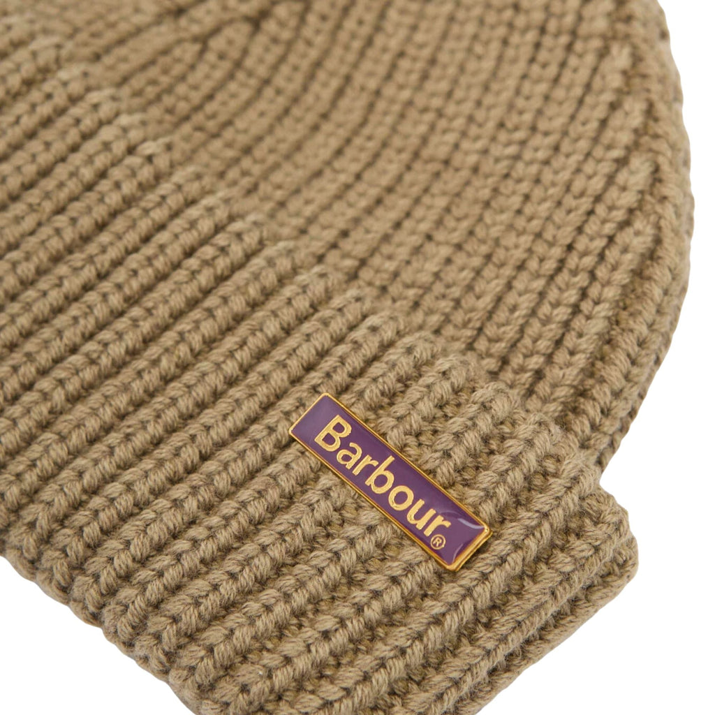 Barbour Mosely Fisherman Beanie - Mushroom