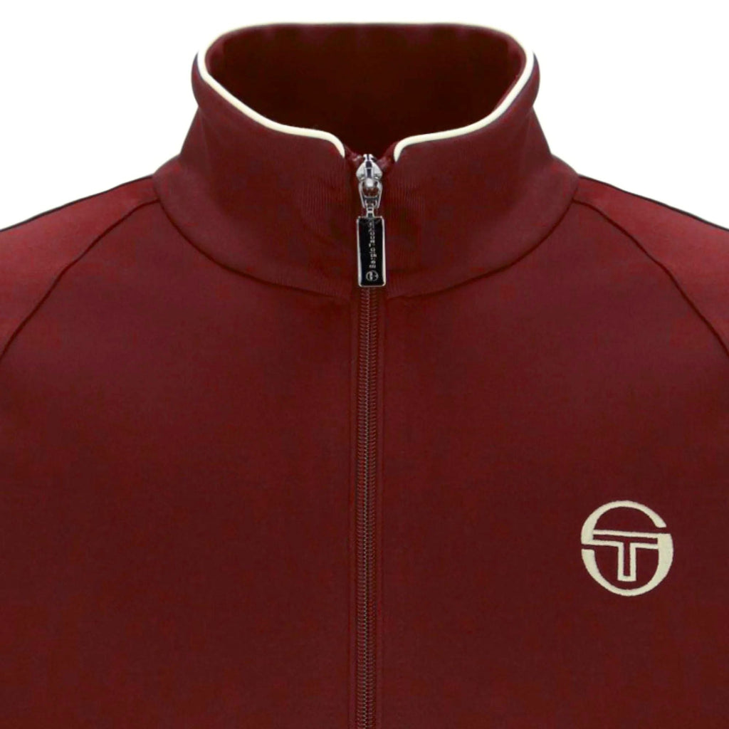 Sergio Tacchini x Stuarts x Stuarts Orion Track Top - Merlot/Buttercream