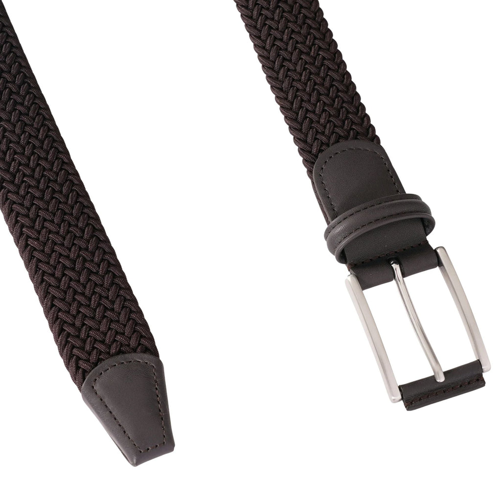 Anderson's Belts Woven Belt - Dark Brown