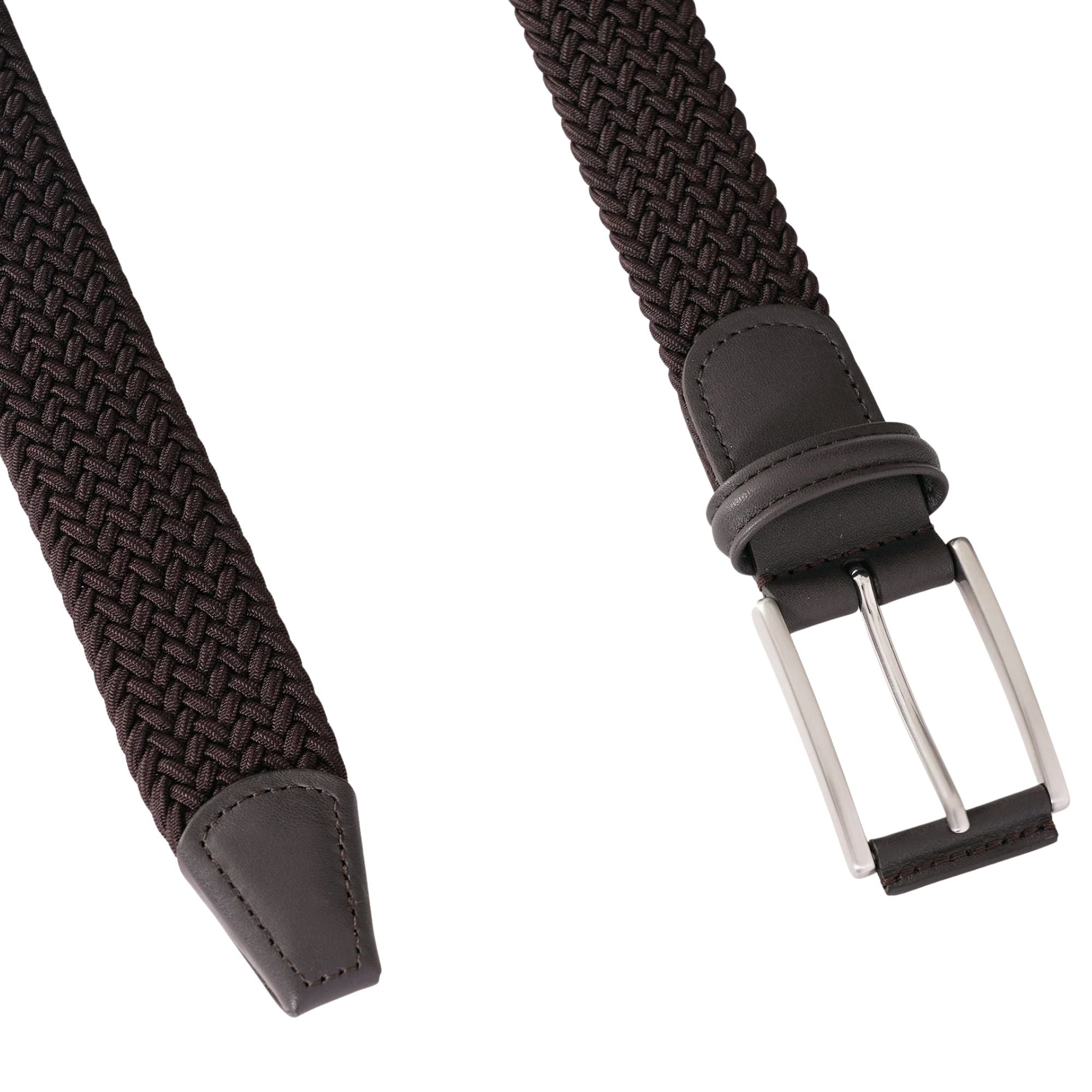 Anderson's Belts Woven Belt - Dark Brown