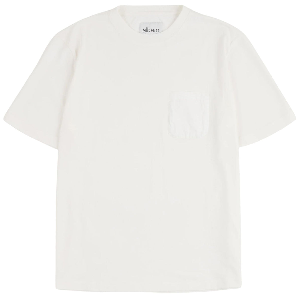 Albam Woven Pocket T-Shirt - White