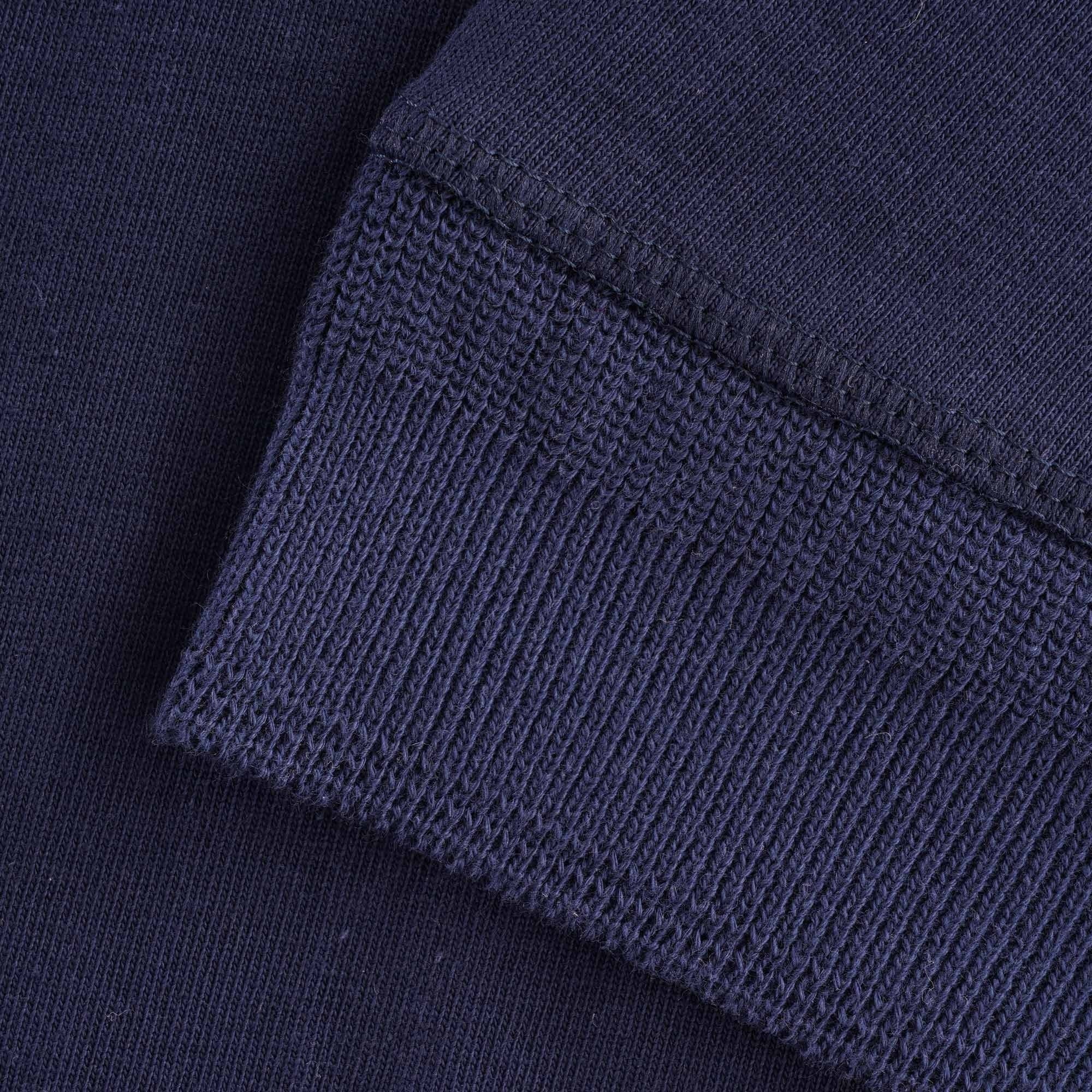 Merz b Schwanen 207 Henley Quarter Sleeve - Ink Blue