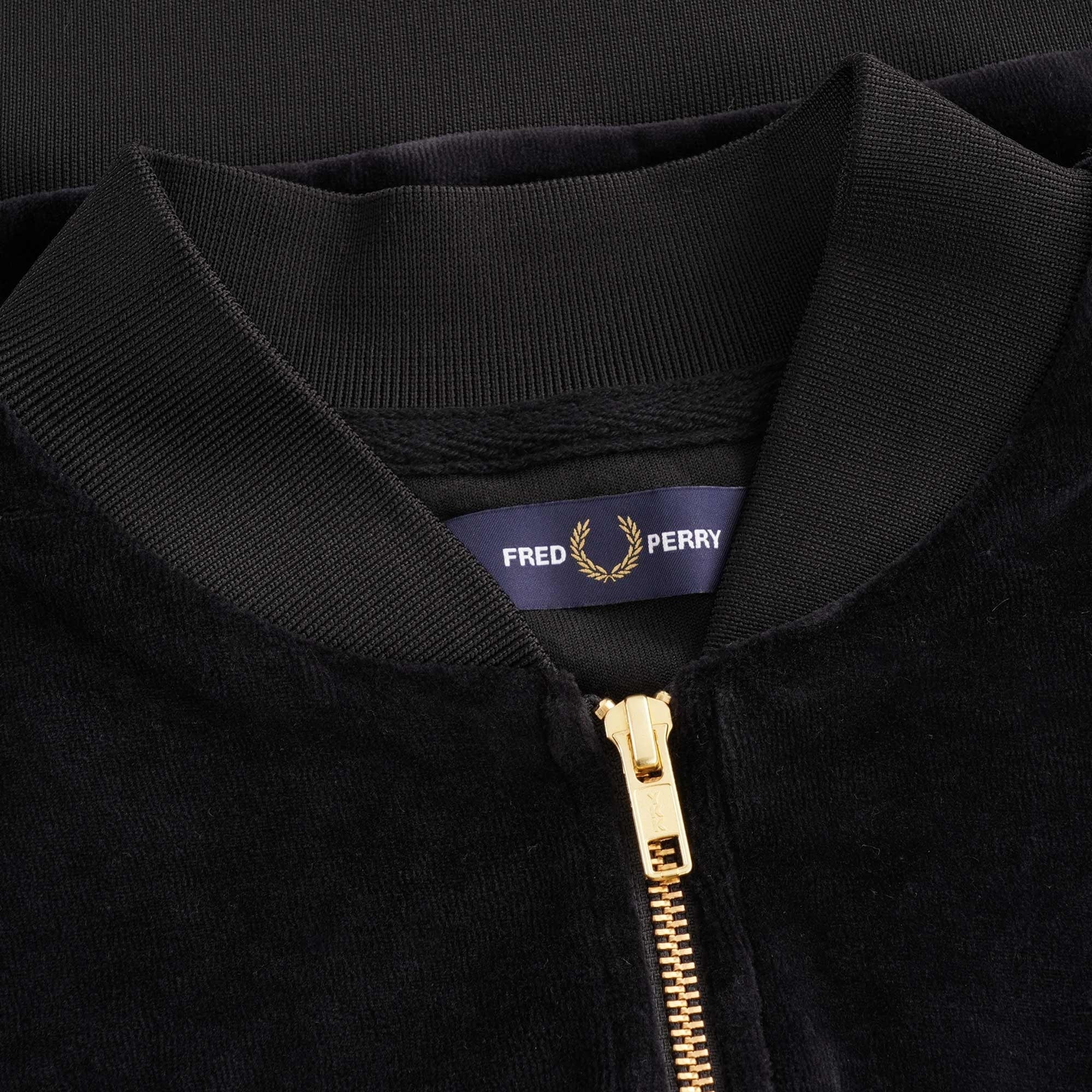 Velour Bomber Jacket