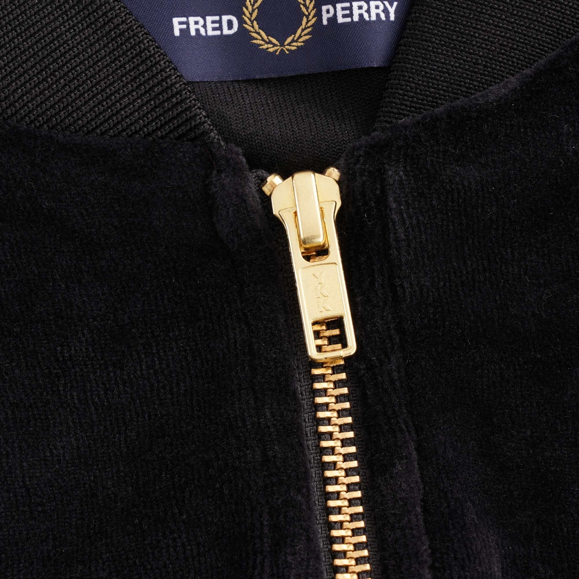 Velour Bomber Jacket