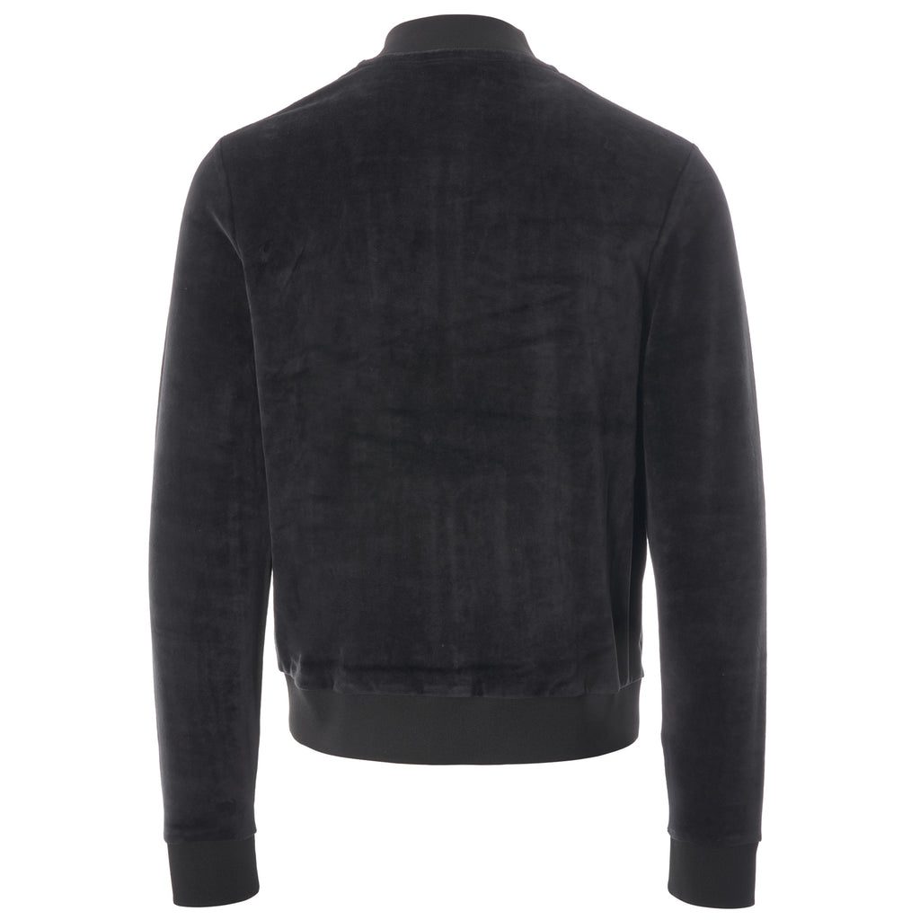 Velour Bomber Jacket
